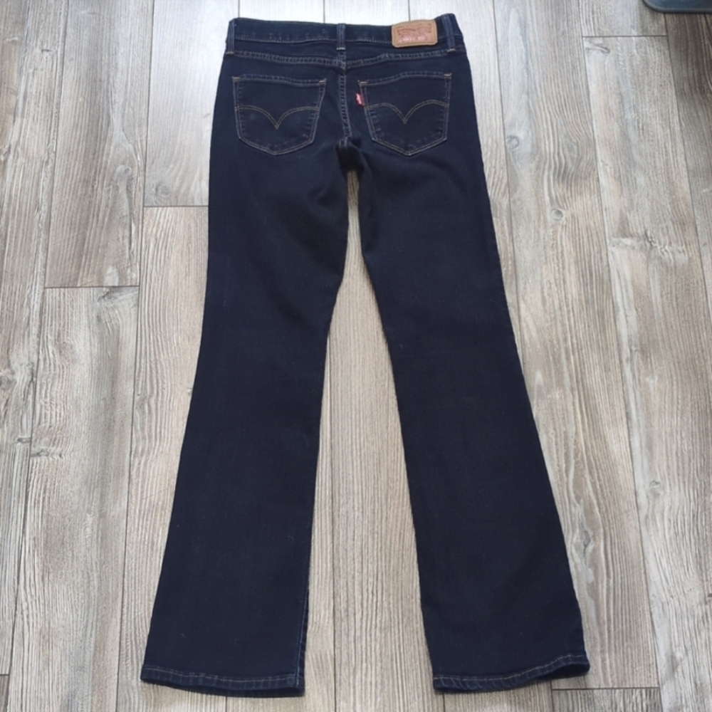 Levi's Women's Dark Navy Shaping Bootcut Jeans 25